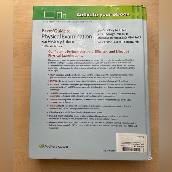 Bates’ Guide to Physical Examination and History Taking - Picture 2 of 7